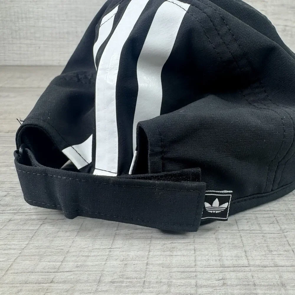 Adidas Originals Baseball Cap Mens OS Black White Trefoil Logo Strapback Hat